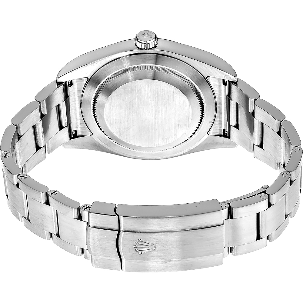 rolex oyster perpetual 39 dunkel rhodium herrenuhr 114300-0001 – Bild 3